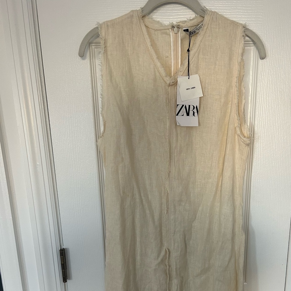 New with tags ZARA maxi dress! 100% linen